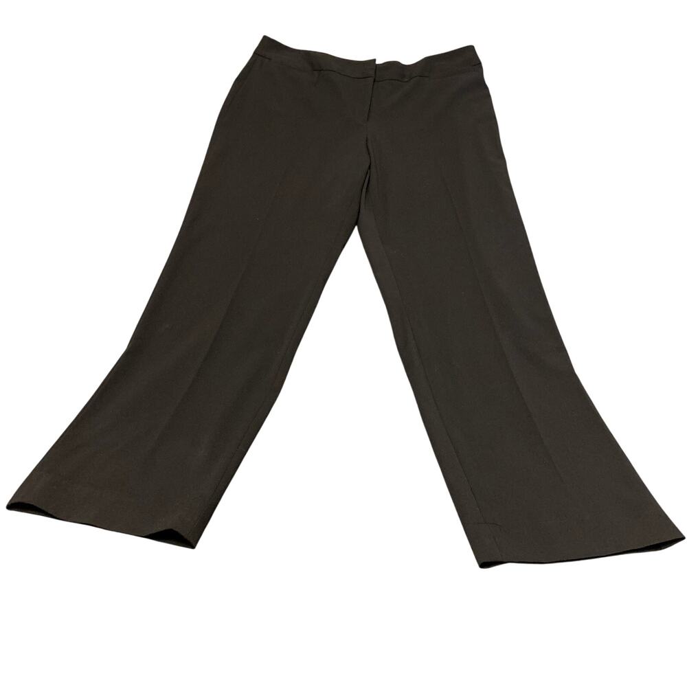 Liz Claiborne Black Straight Leg Pant Size 12